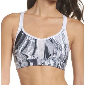 Zella Strappy Back Mesh Sports Bra